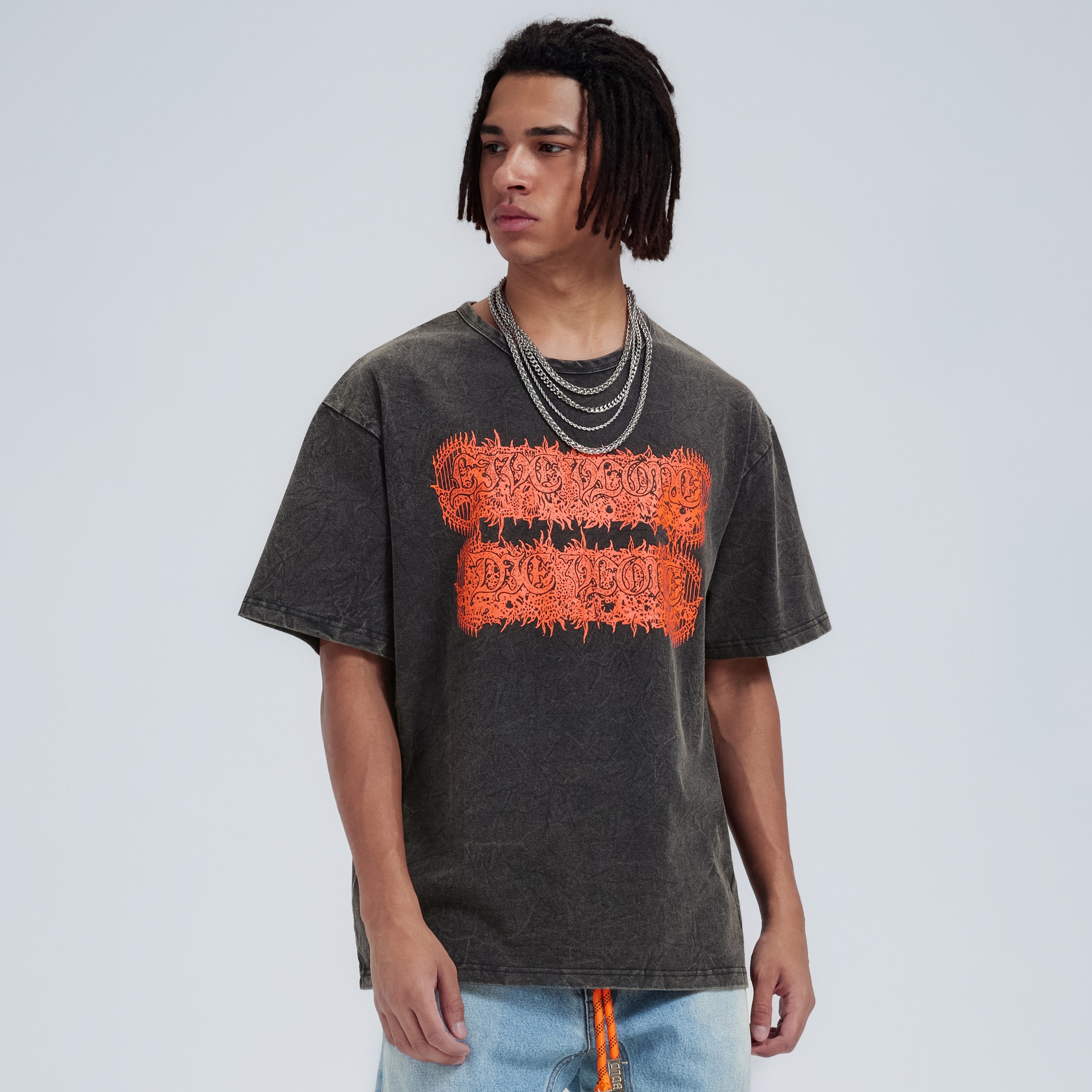 Vlone Thorn Gatekeeper Tee Vintage Wash — фото 4