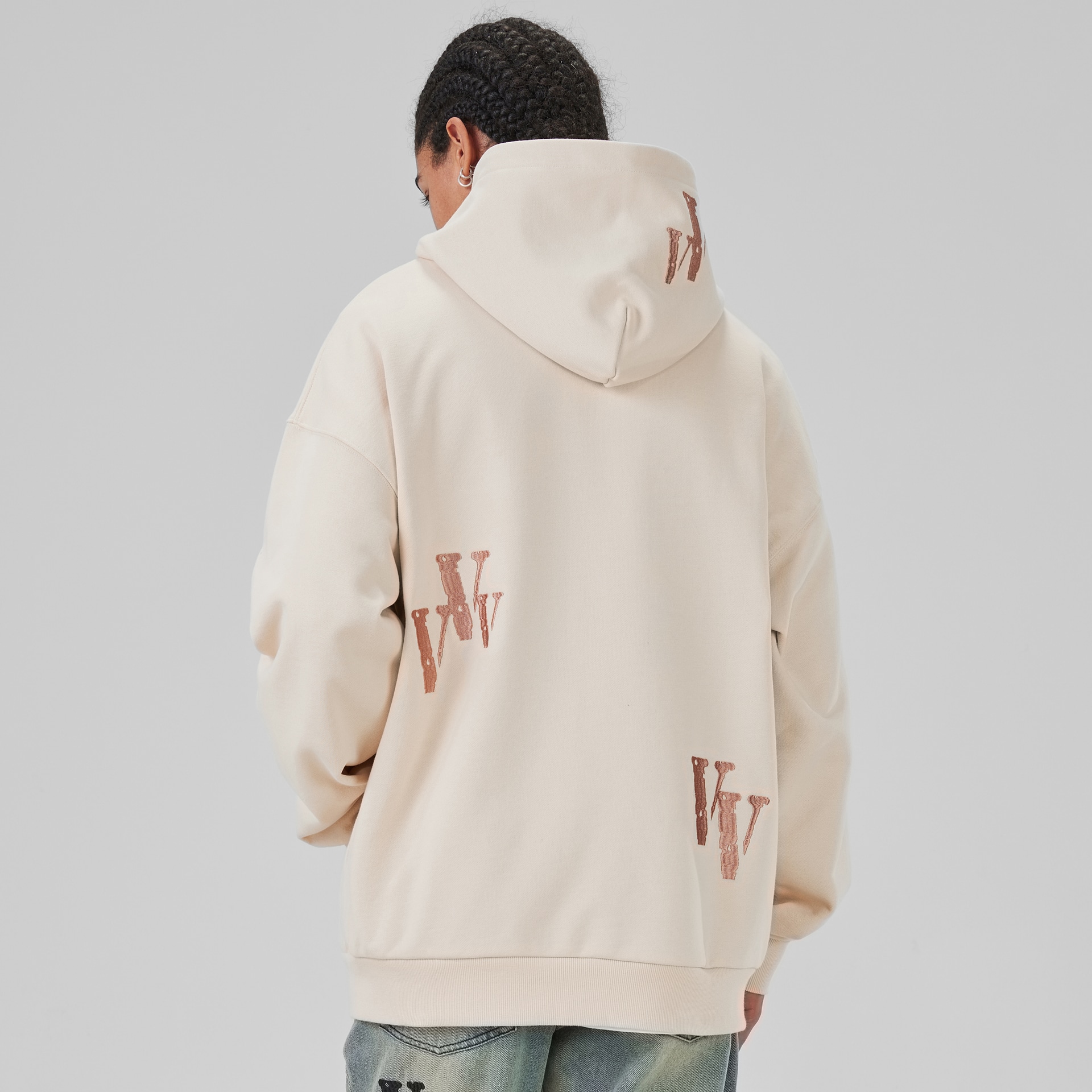 Vlone Hoodie Beige — фото 5