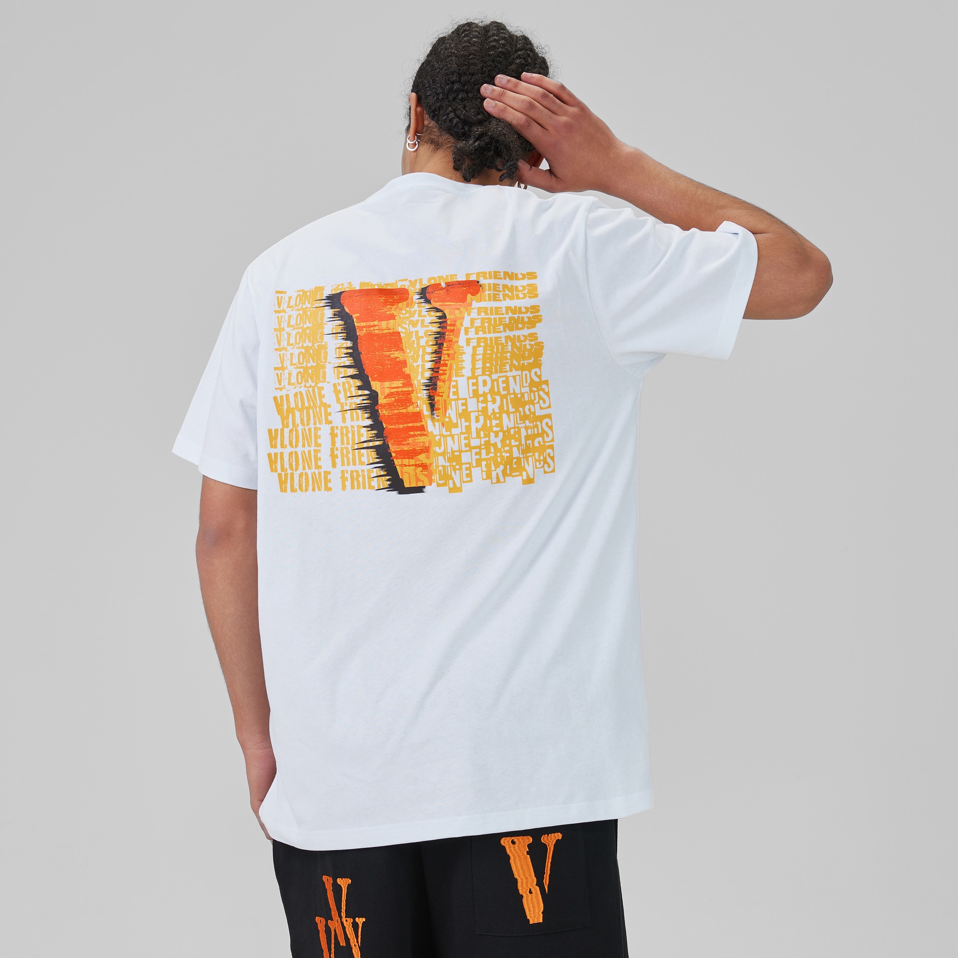 Vlone Футболка (Арт. VLTE25003白橙) — фото 5