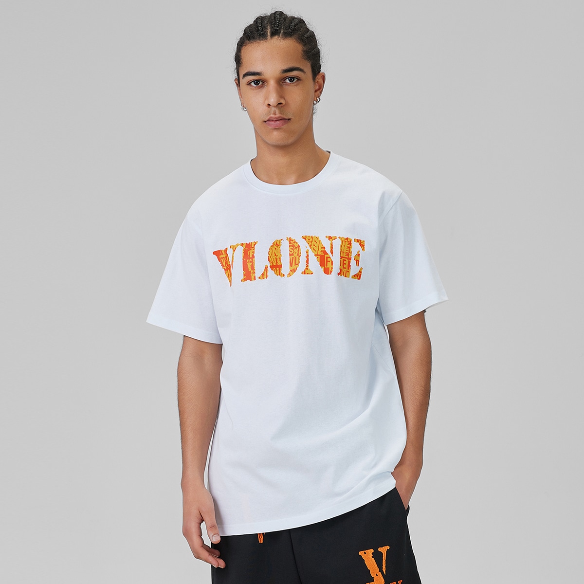 Vlone Футболка (Арт. VLTE25003白橙) — фото 4