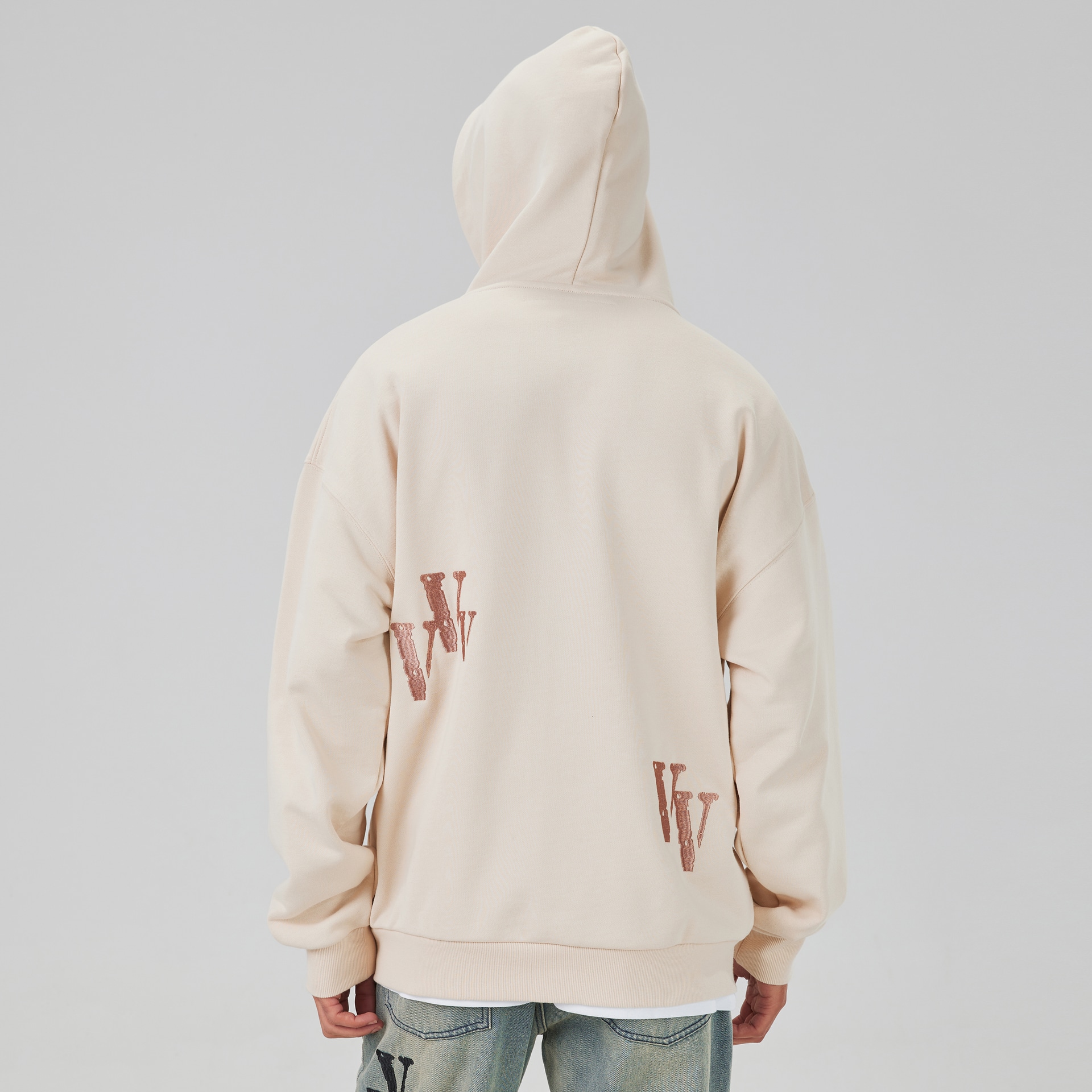 Vlone Hoodie Beige — фото 7