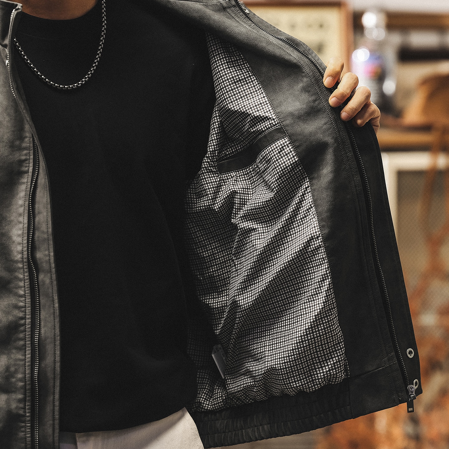 杰雷诺 Jayleno PU Jacket — фото 4