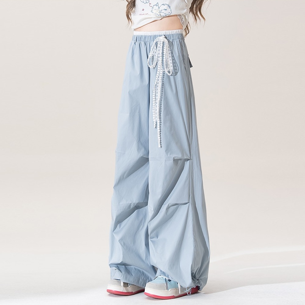 SRCG Vintage Lace Splice Quick-Dry Cargo Pants — фото 1