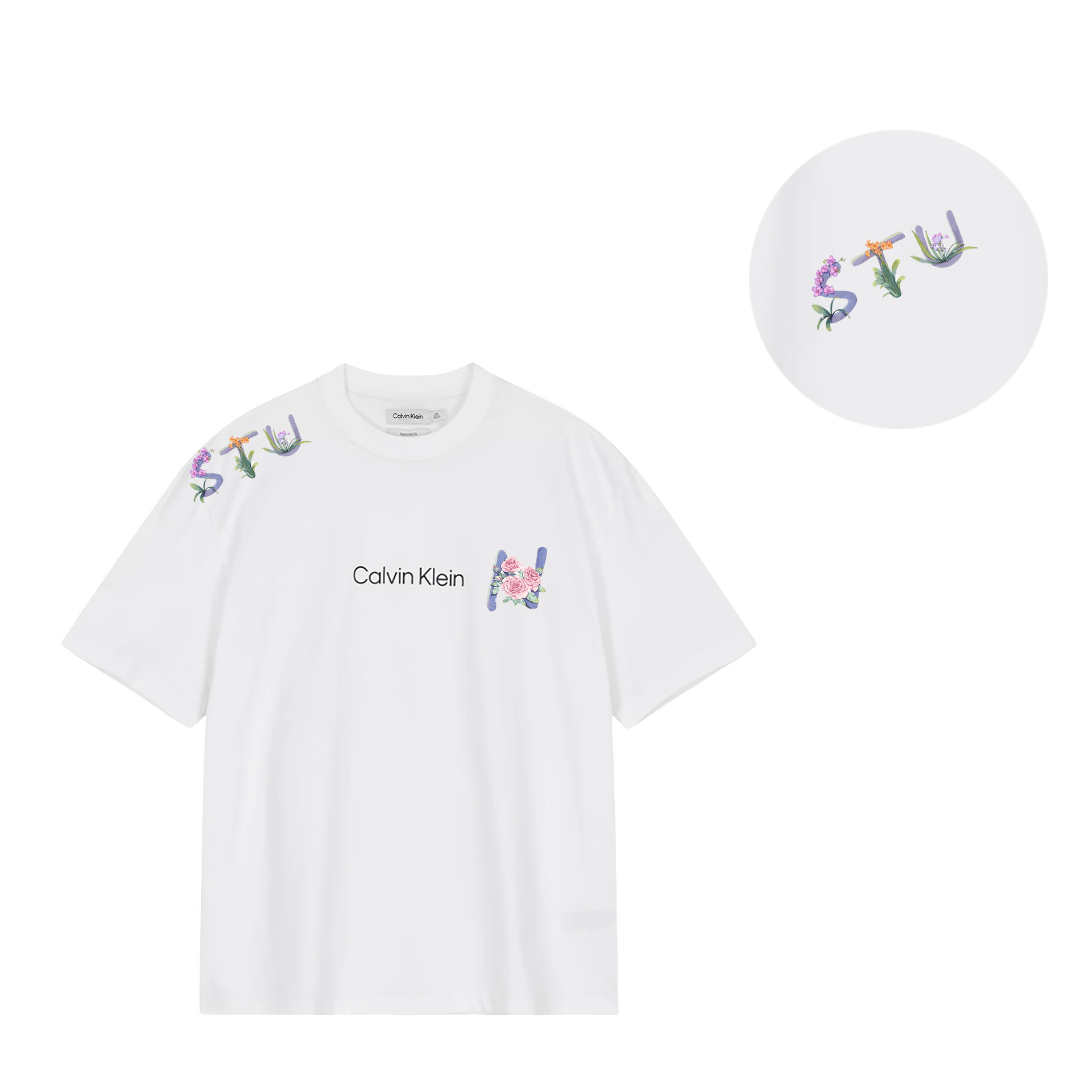 Calvin Klein Floral Print Tee — фото 2
