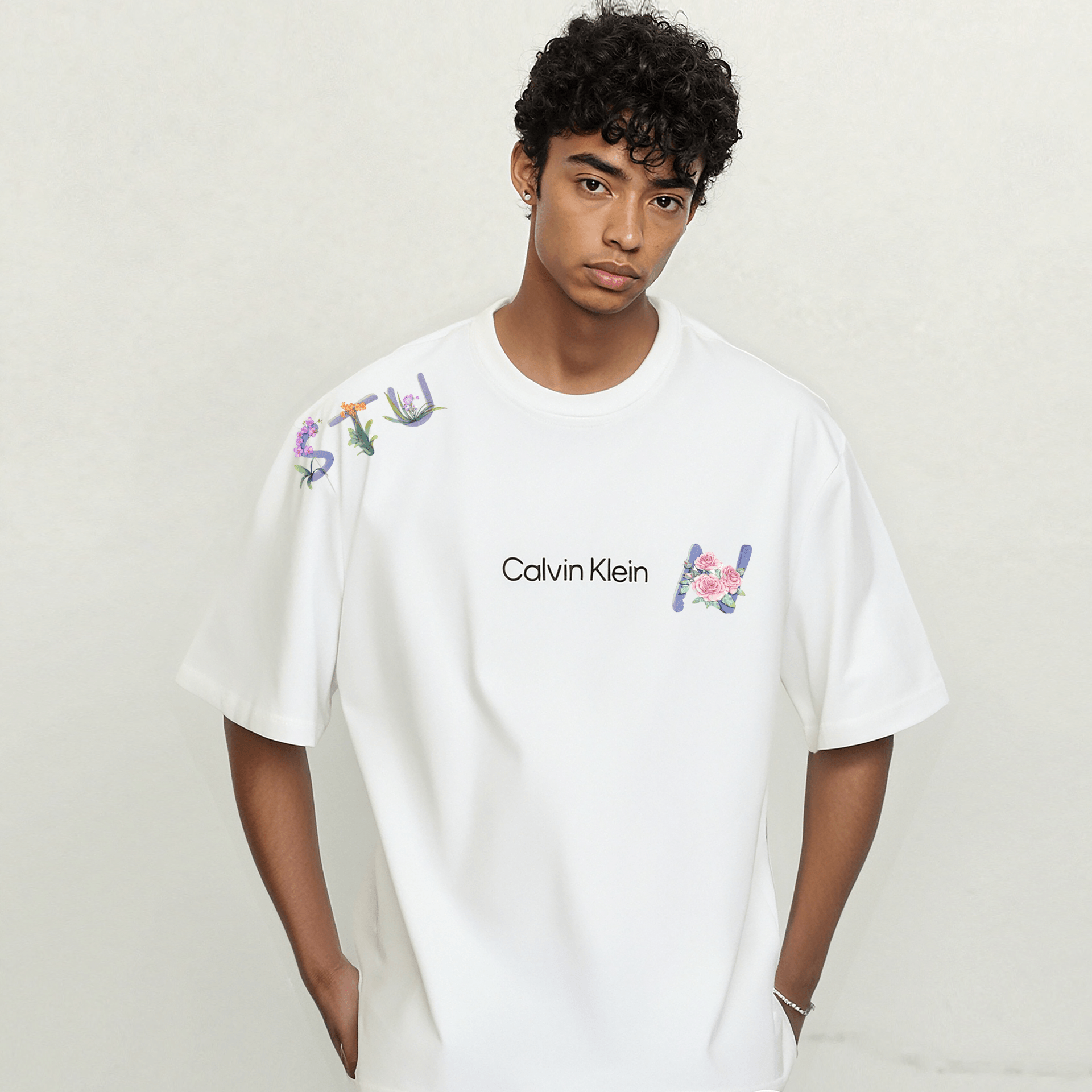 Calvin Klein Floral Print Tee — фото 3