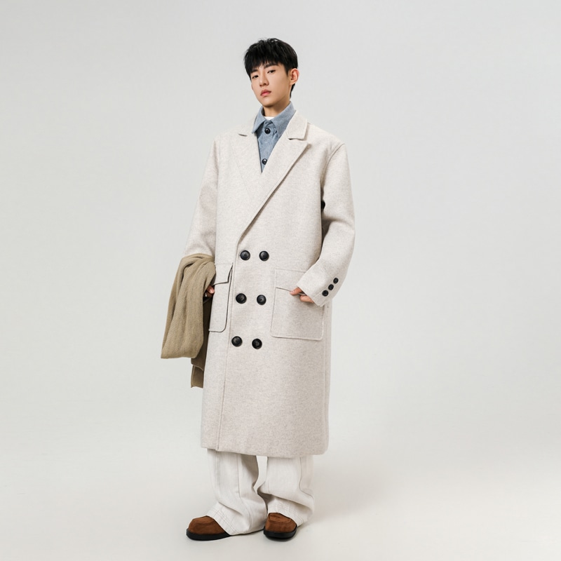 Madona Double-Breasted Wool Coat — фото 4
