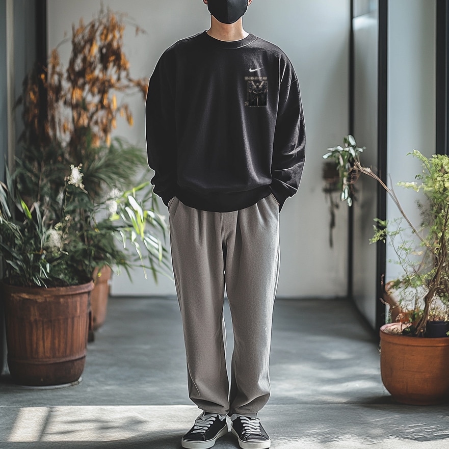 Nike Ichiki Isshoku Battle Angel III Crewneck Sweatshirt Black — фото 11