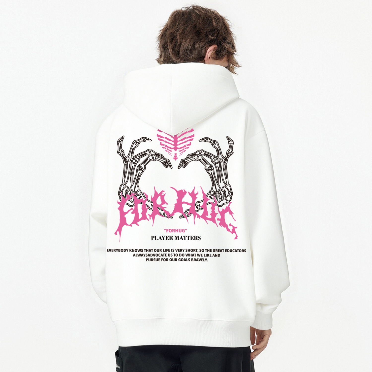 Forhug Gothic Skull Palm Hoodie — фото 5