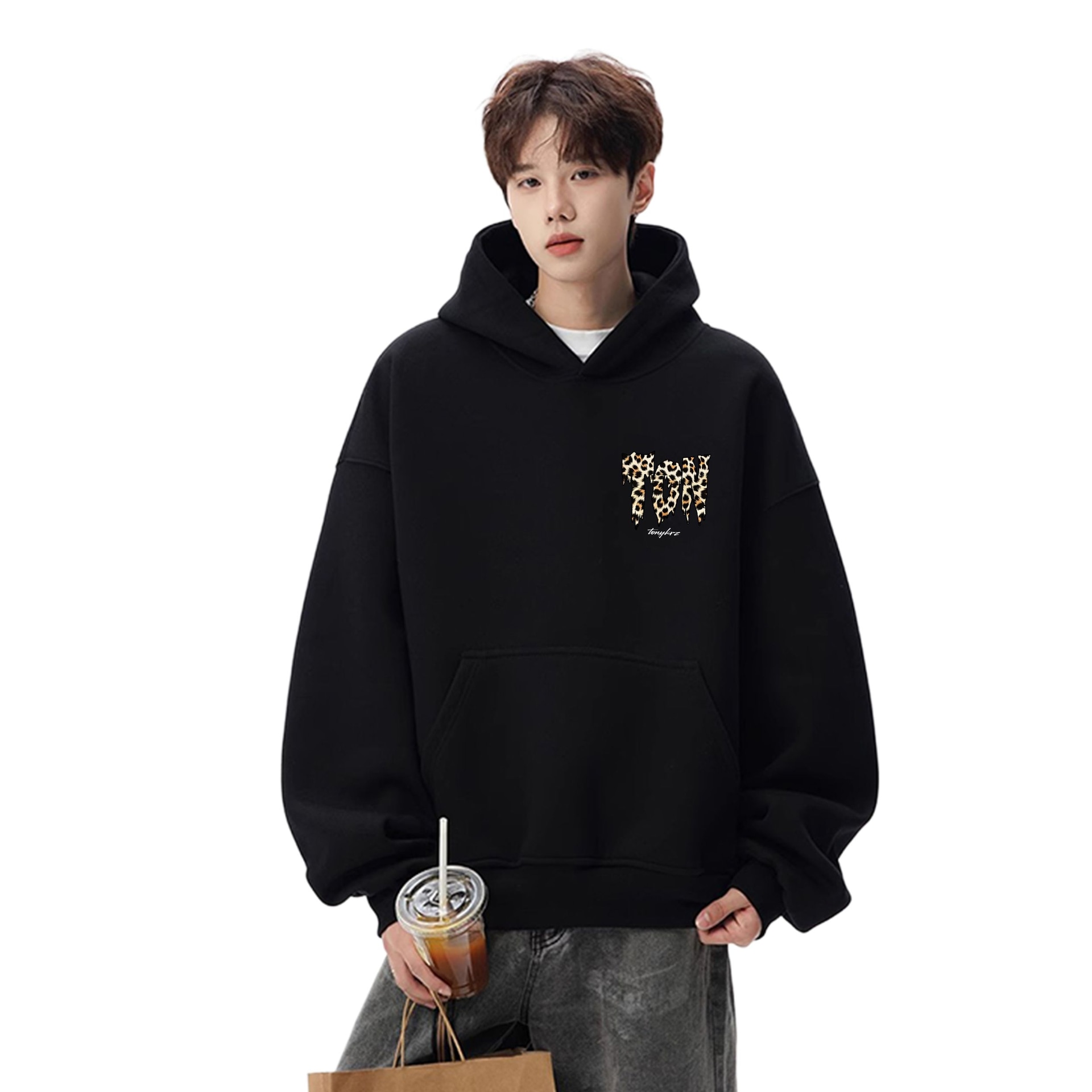 Tonykrz Leopard Logo Hoodie — фото 4