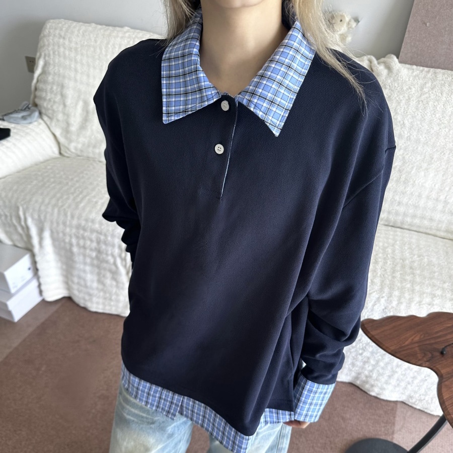 HRDW Miu Polo Collar Sweatshirt — фото 8