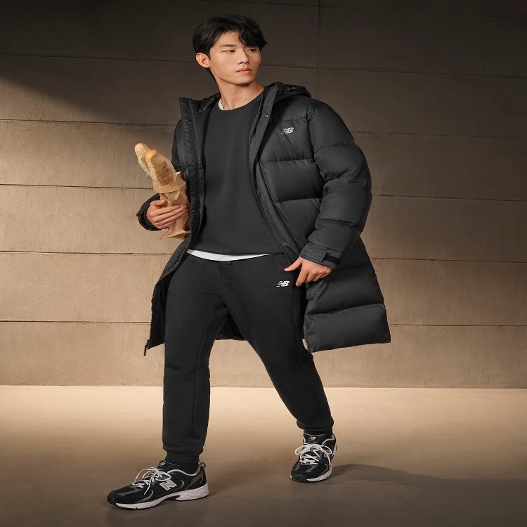 New Balance NB Crewneck Sweatshirt Black — фото 3