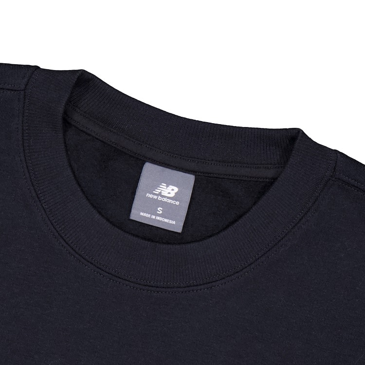 New Balance NB Crewneck Sweatshirt Black — фото 4