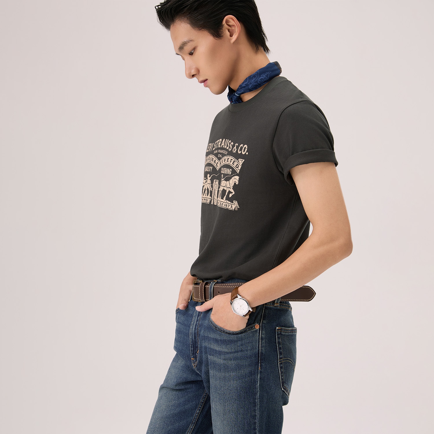 Levi’S SS25 Double Horse Print Knit Tee — фото 5
