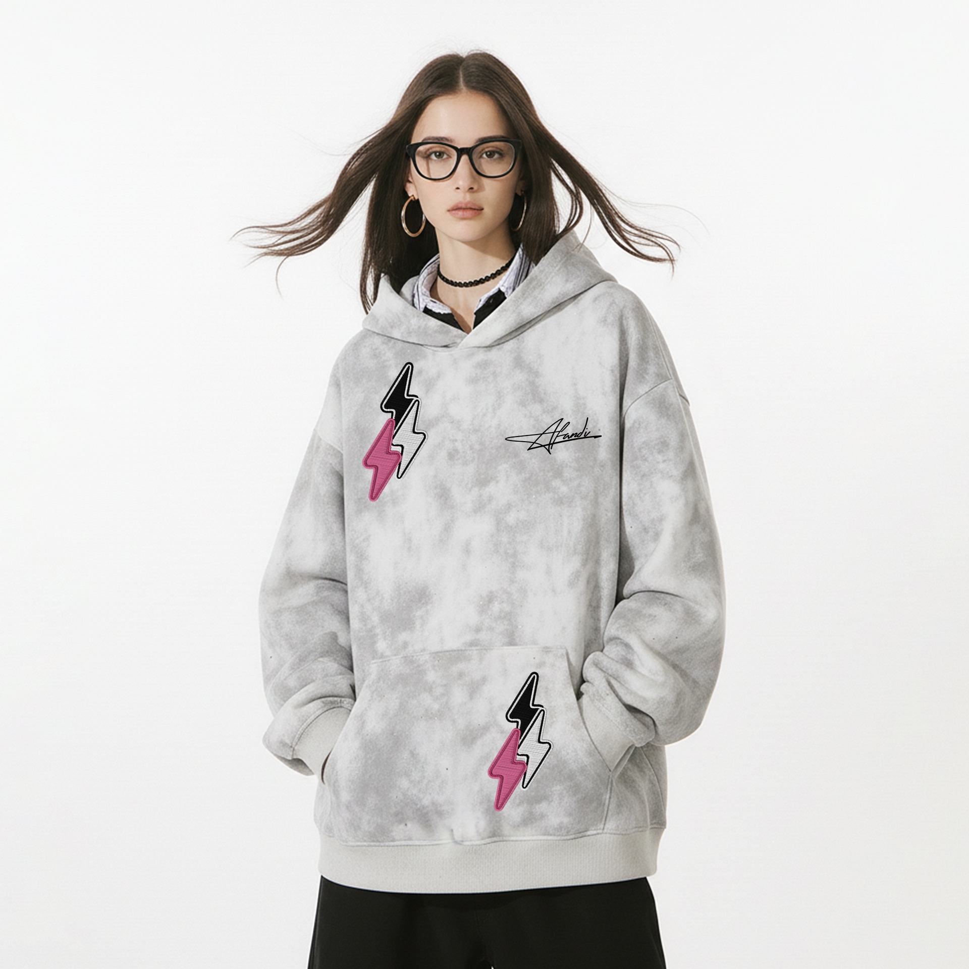 阿凡迪 Avandi Tie-Dye Stars Hoodie — фото 9