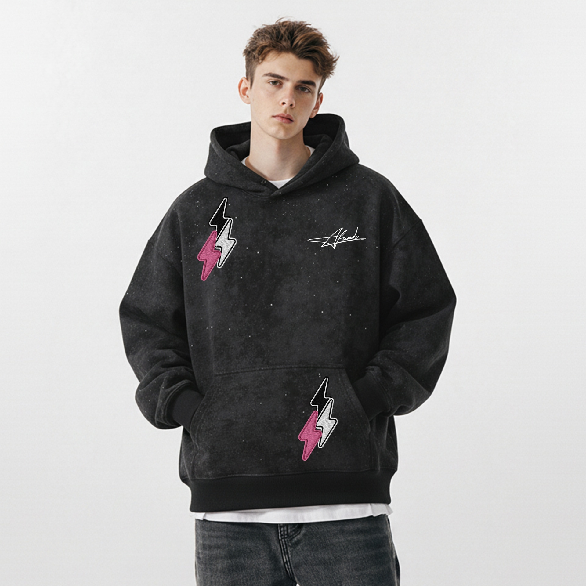 阿凡迪 Avandi Tie-Dye Stars Hoodie — фото 2