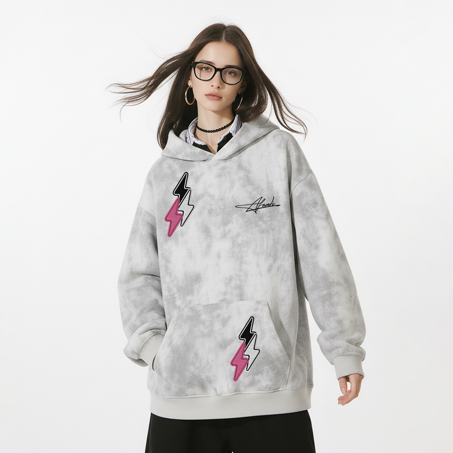 阿凡迪 Avandi Tie-Dye Stars Hoodie — фото 10