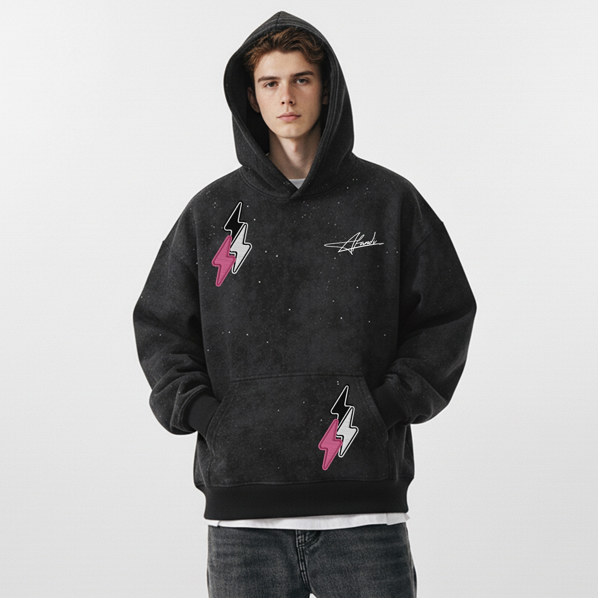 阿凡迪 Avandi Tie-Dye Stars Hoodie — фото 4