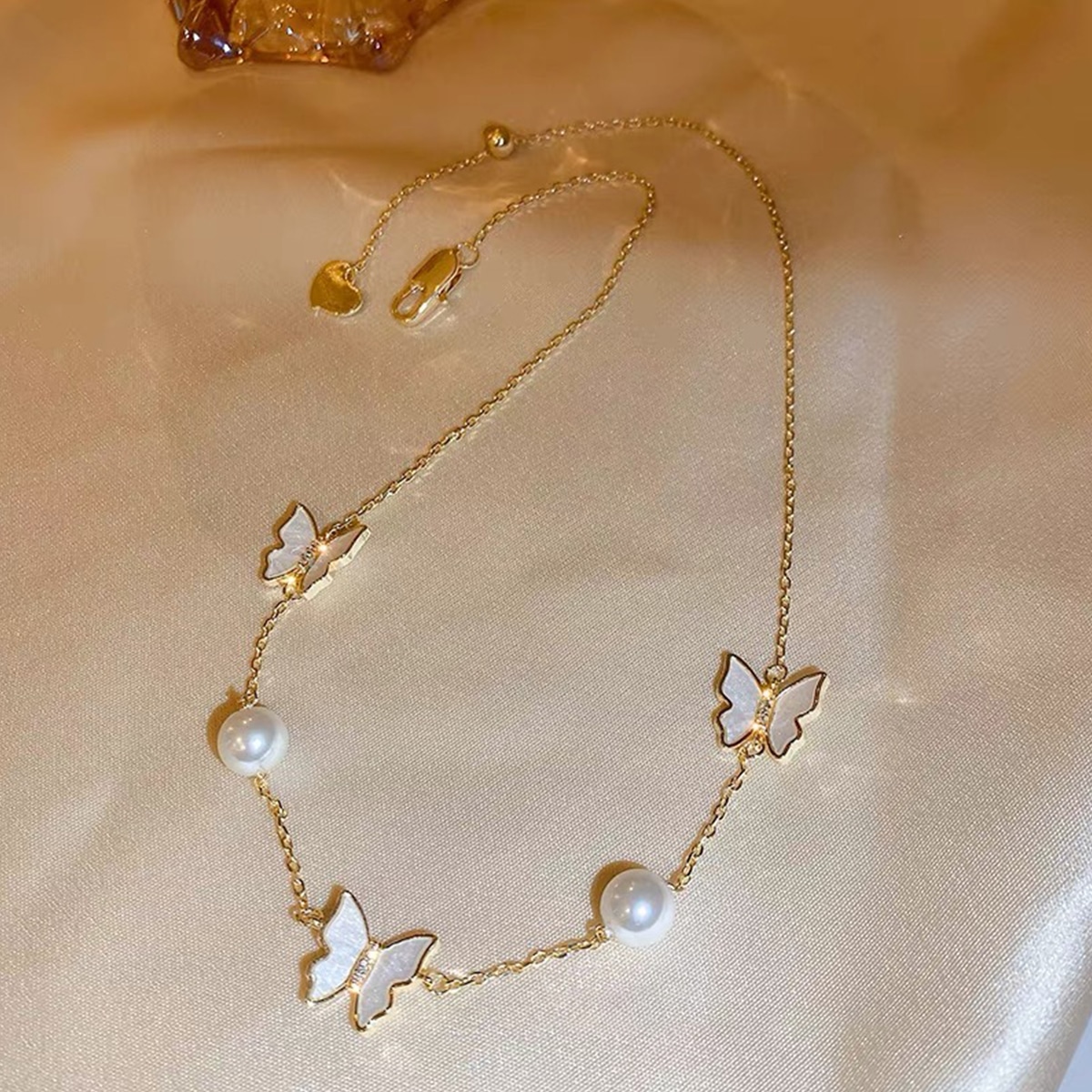 FEO Butterfly Alloy Necklace — фото 4