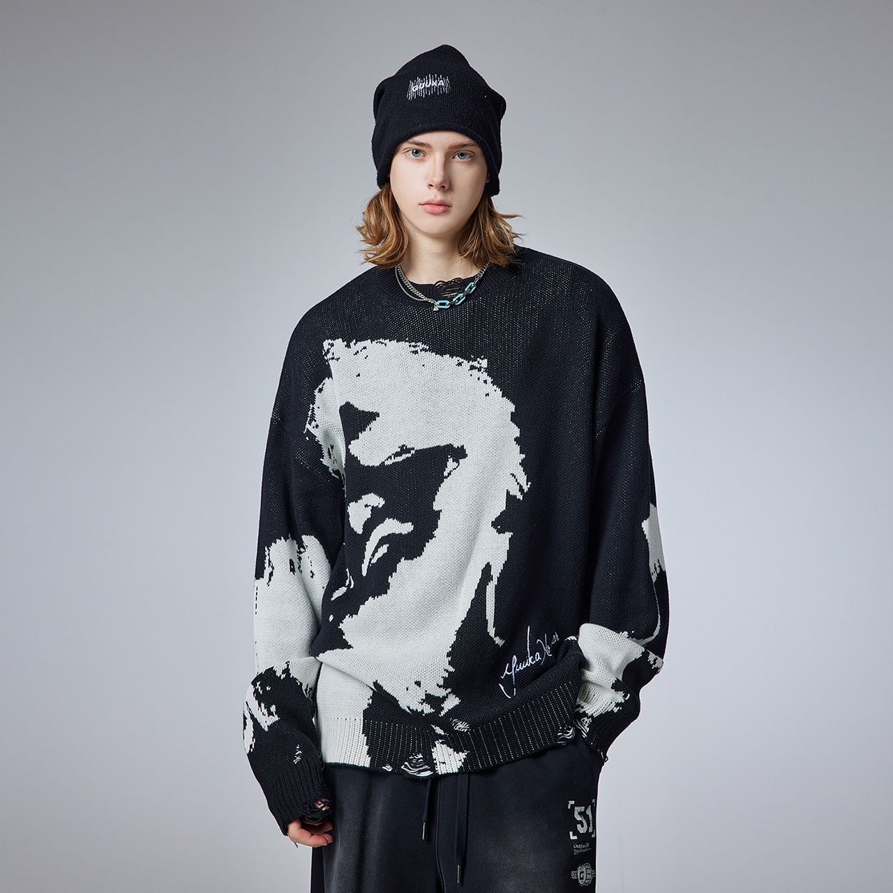 Guuka Sweater Cement Gray — фото 11