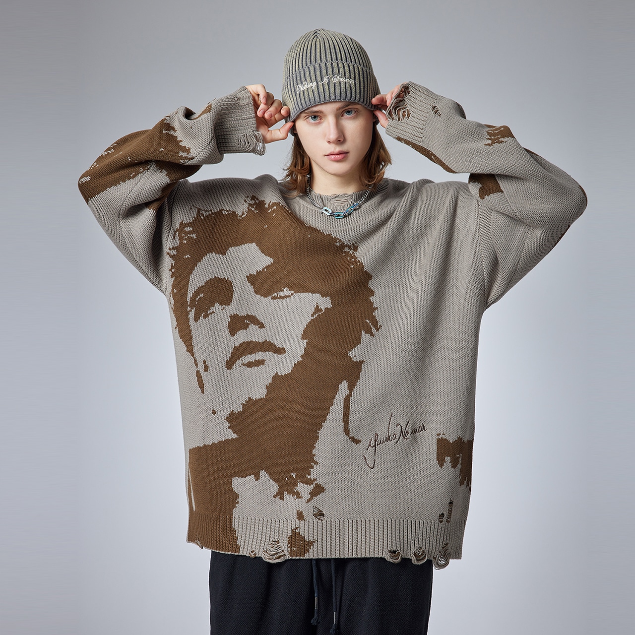 Guuka Sweater Cement Gray — фото 2