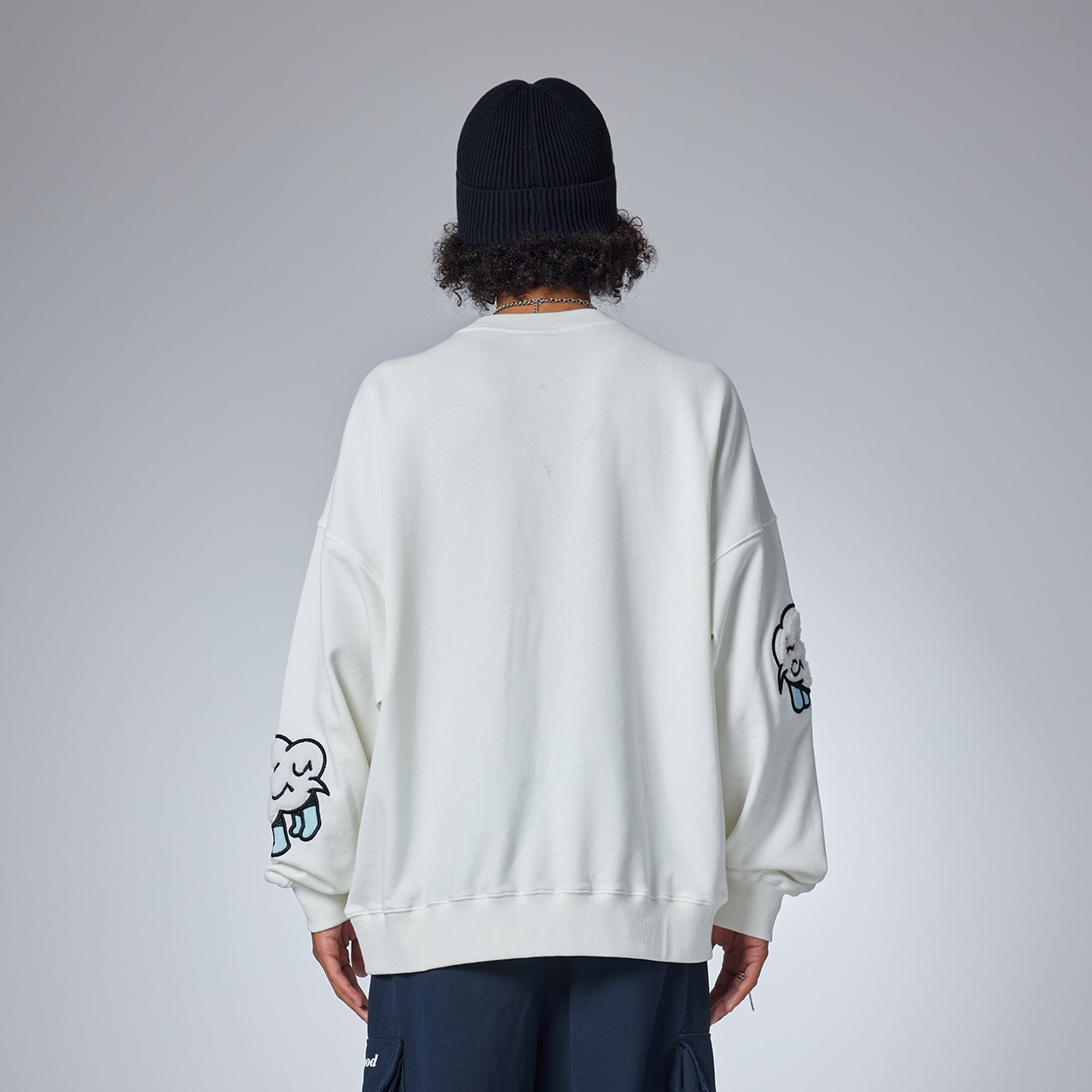 Guuka x AGAHO Pullover Sweatshirt White — фото 7