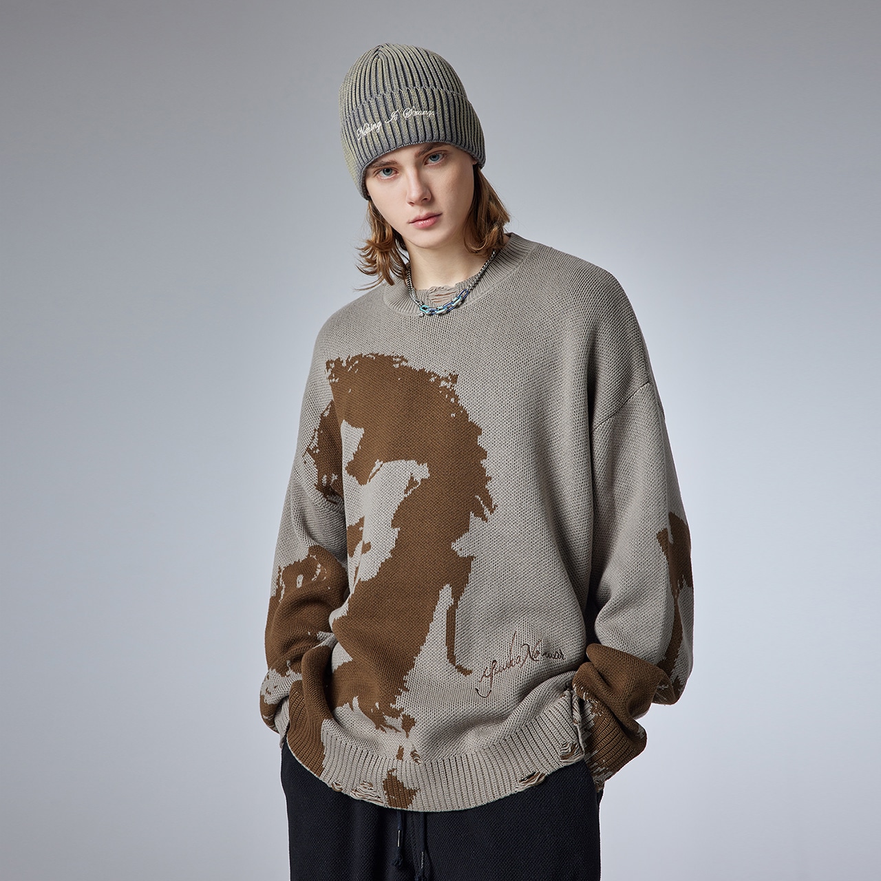 Guuka Sweater Cement Gray — фото 3