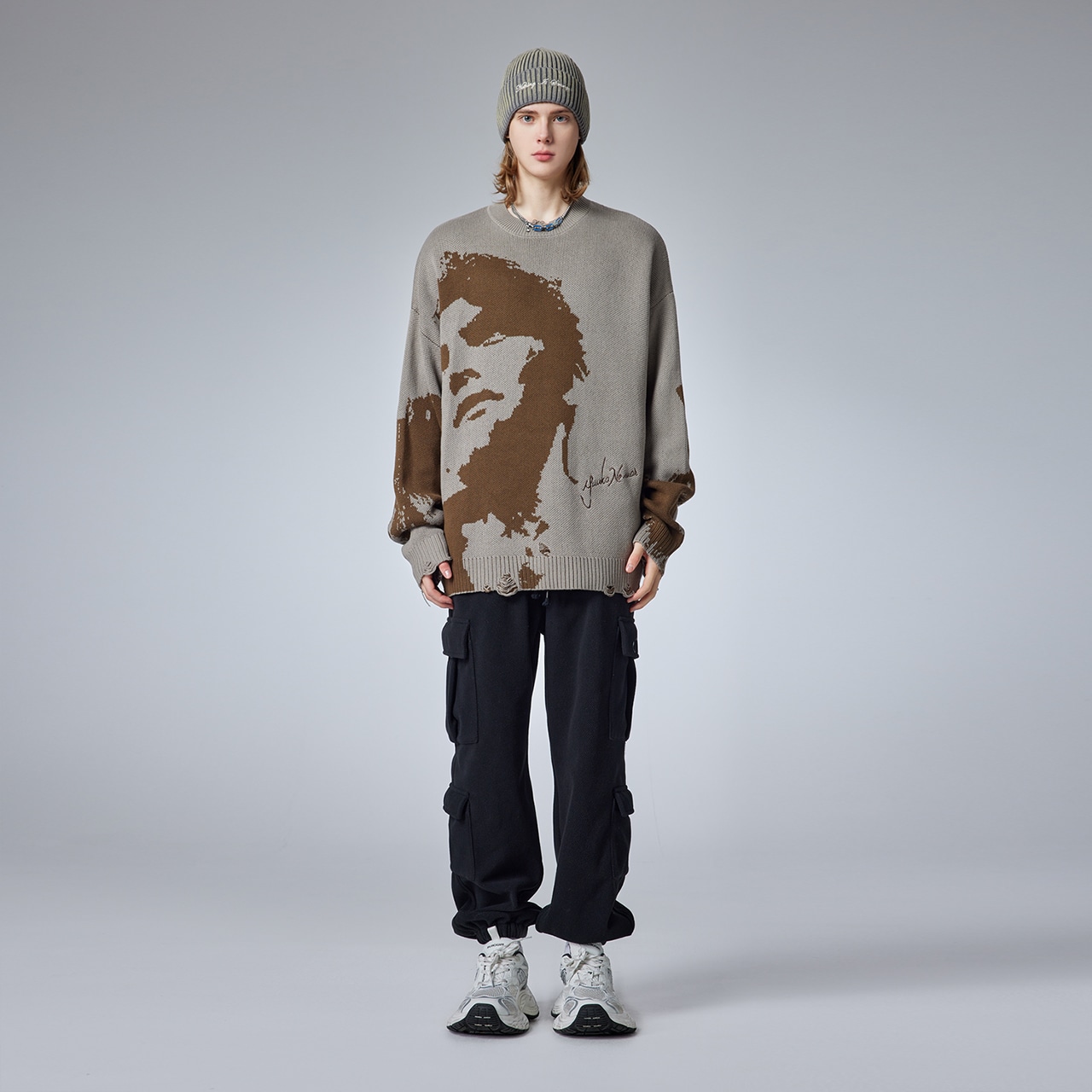 Guuka Sweater Cement Gray — фото 6