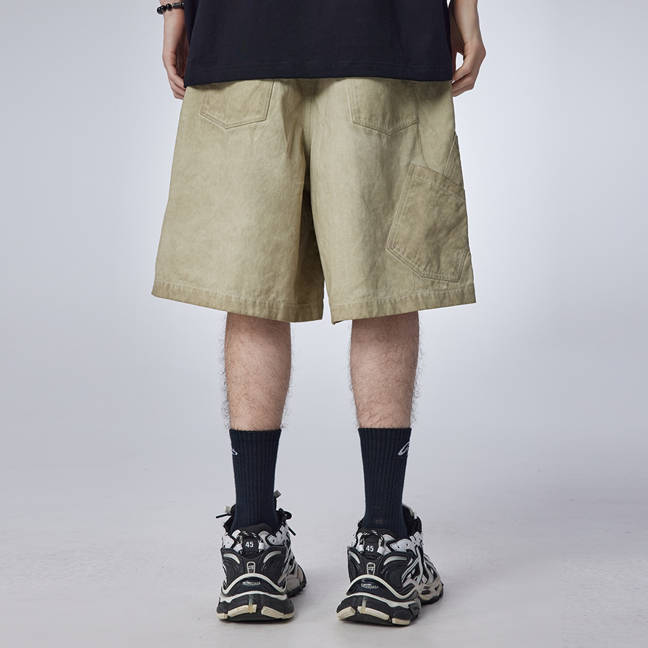 Guuka Denim Shorts Light Apricot — фото 5