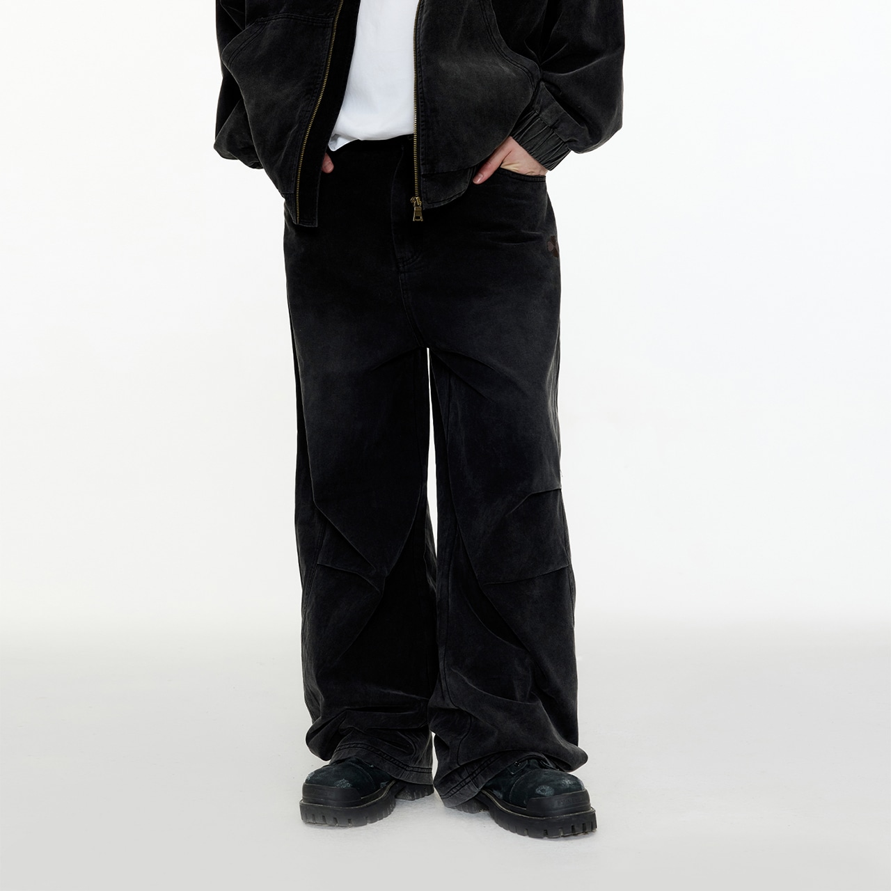 Guuka Retro Wide Leg Pants — фото 2