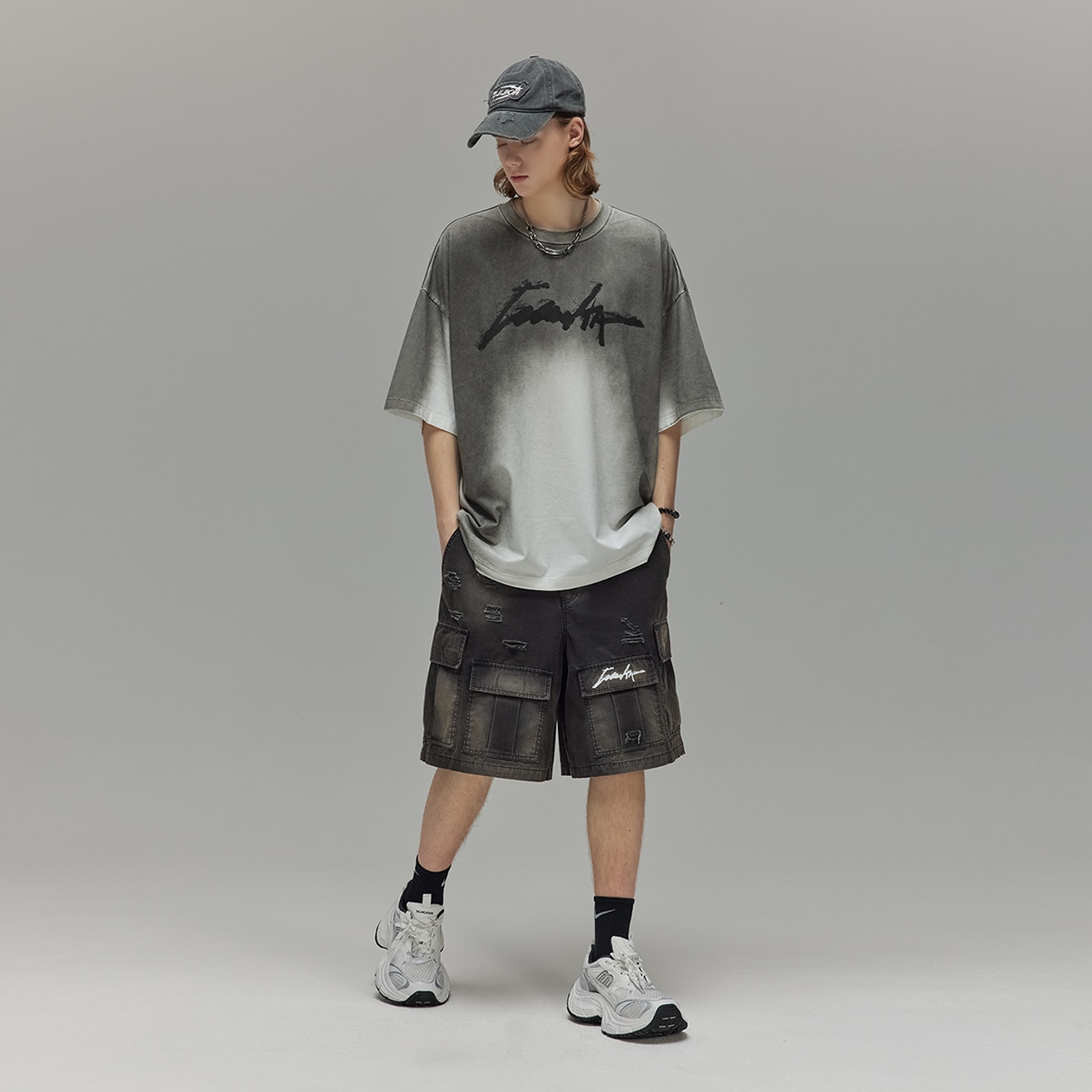 Guuka Cargo Shorts Black — фото 3