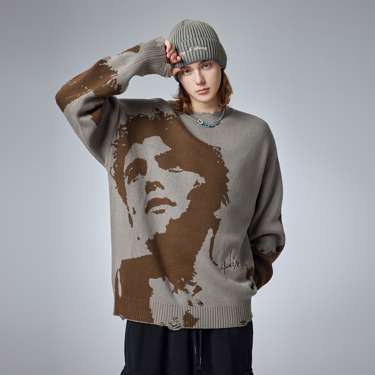 Guuka Sweater Cement Gray — фото 4