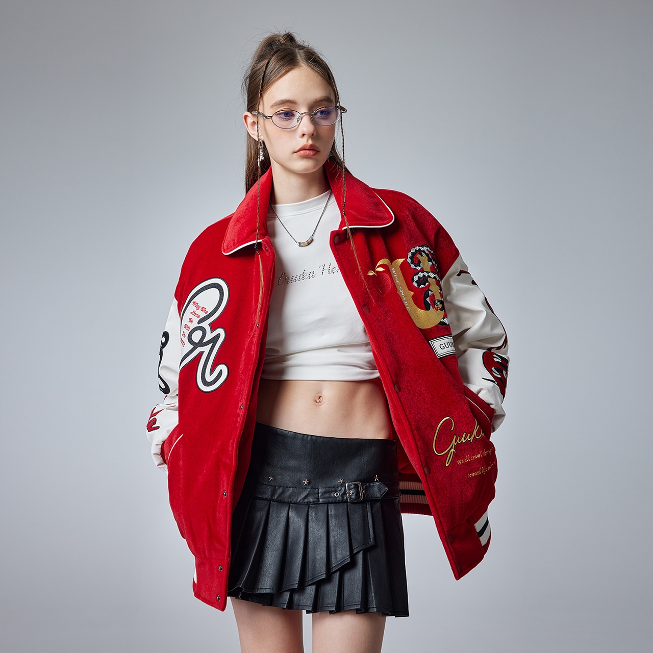 Guuka Retro Varsity Jacket — фото 9