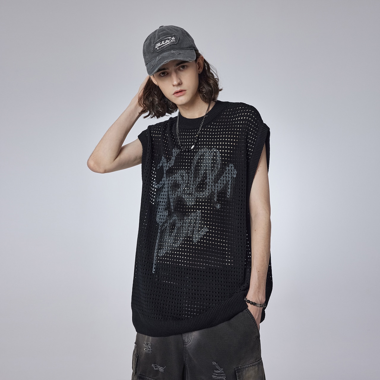 Guuka Sleeveless Tee Black — фото 4