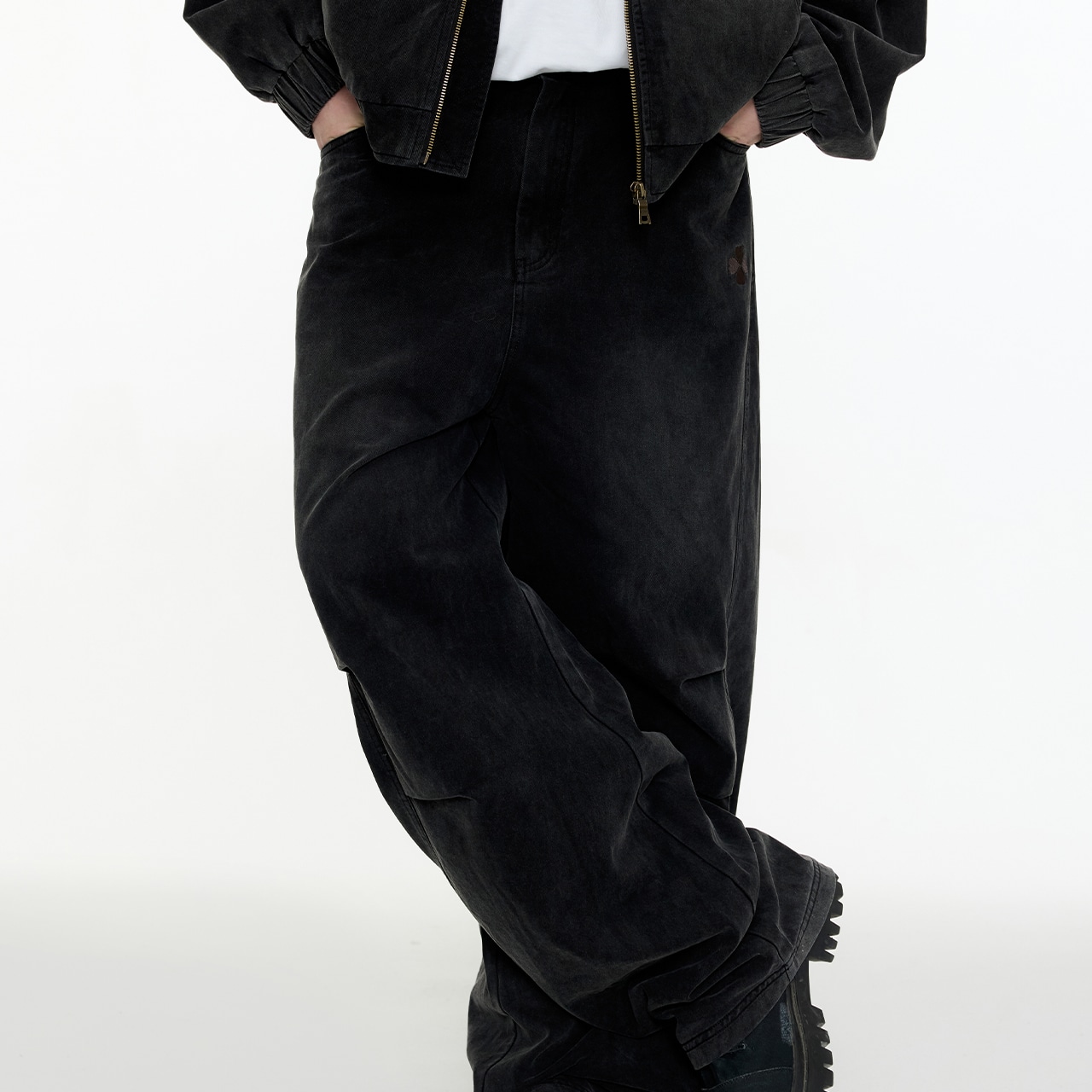 Guuka Retro Wide Leg Pants — фото 3