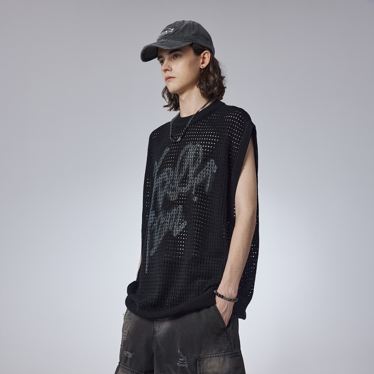 Guuka Sleeveless Tee Black — фото 7