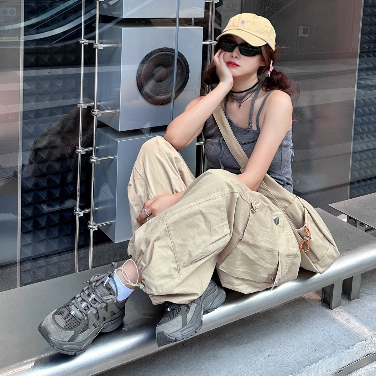Beau Today Casual Mesh Sneakers Gray — фото 1