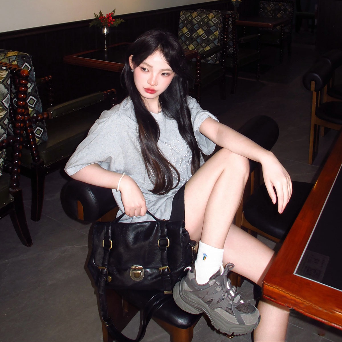 Beau Today Casual Mesh Sneakers Gray — фото 9