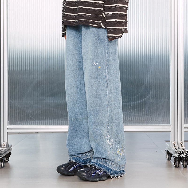 NST NONSTOP Ink Embroidery Washed Jeans — фото 2