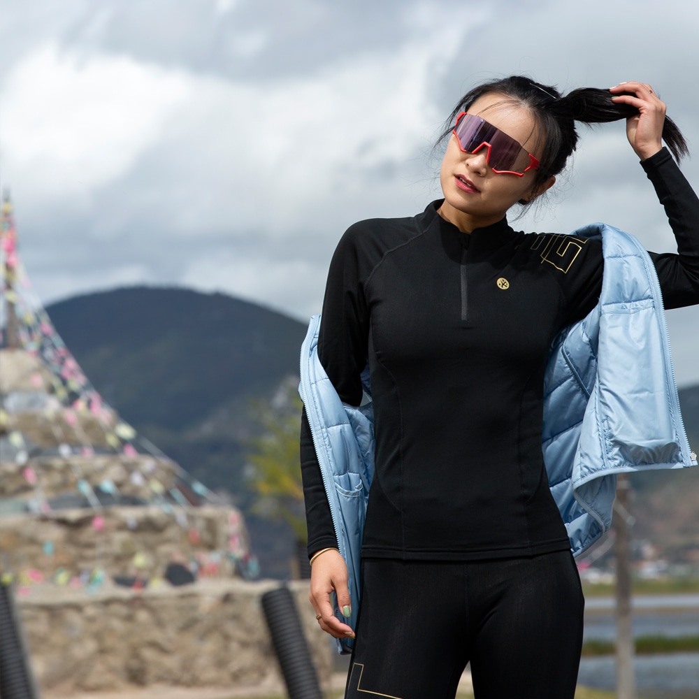 BMAI Compression Long Sleeve Black Gold — фото 3