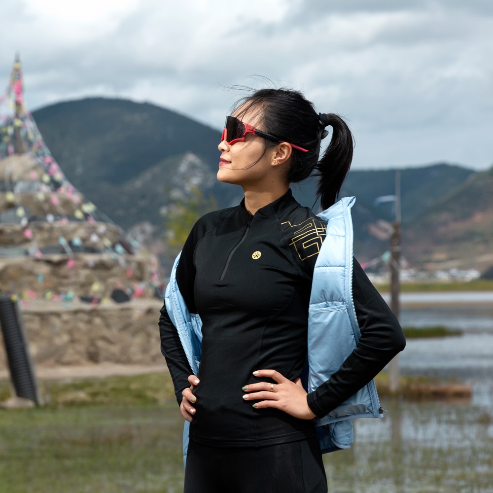 BMAI Compression Long Sleeve Black Gold — фото 2