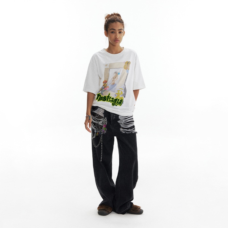 Conp Vintage Straight-Leg Jeans Carbon Grey — фото 4