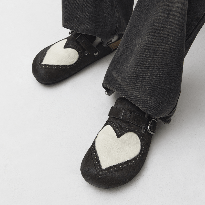 Conp Heart Closed-Toe Slides — фото 6