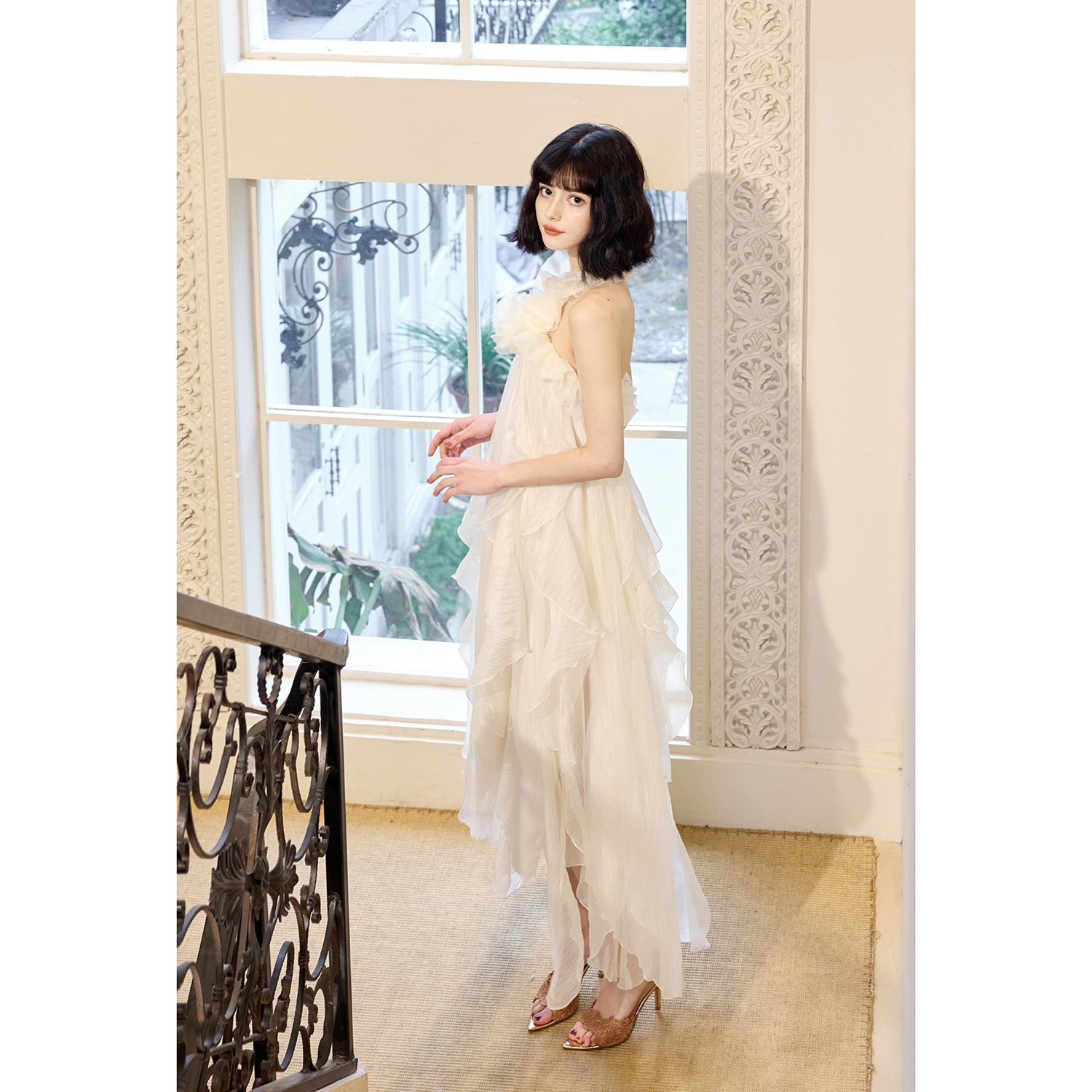 Gjfd Sleeveless Dress Light Apricot — фото 3