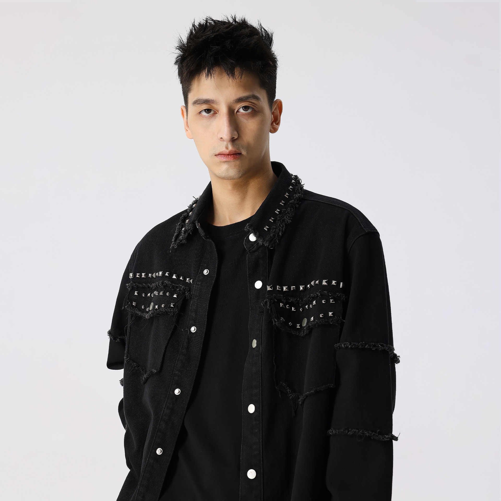 Xinyinsu Denim Jacket Black — фото 5