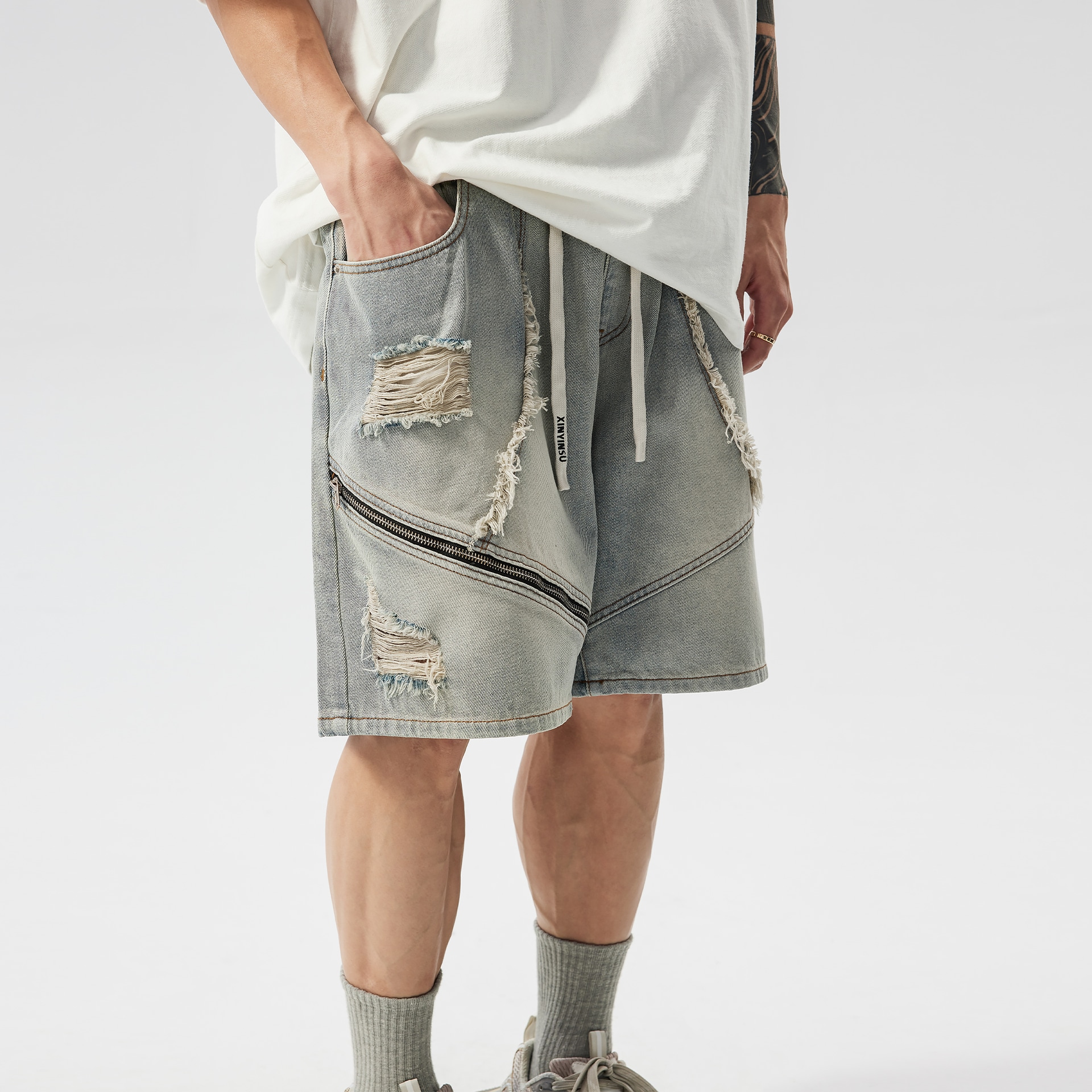 Xinyinsu SS24 Denim Shorts — фото 5