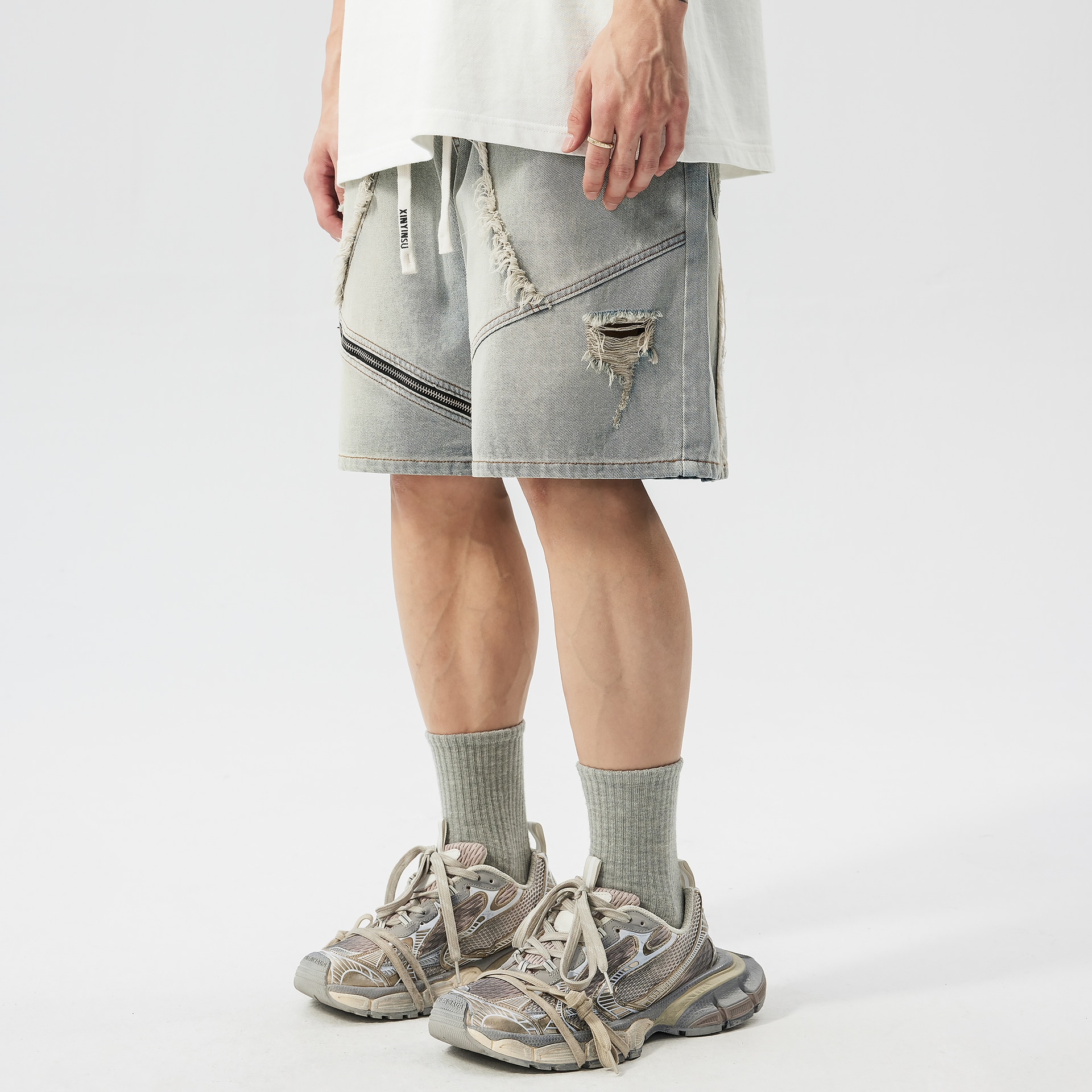 Xinyinsu SS24 Denim Shorts — фото 3