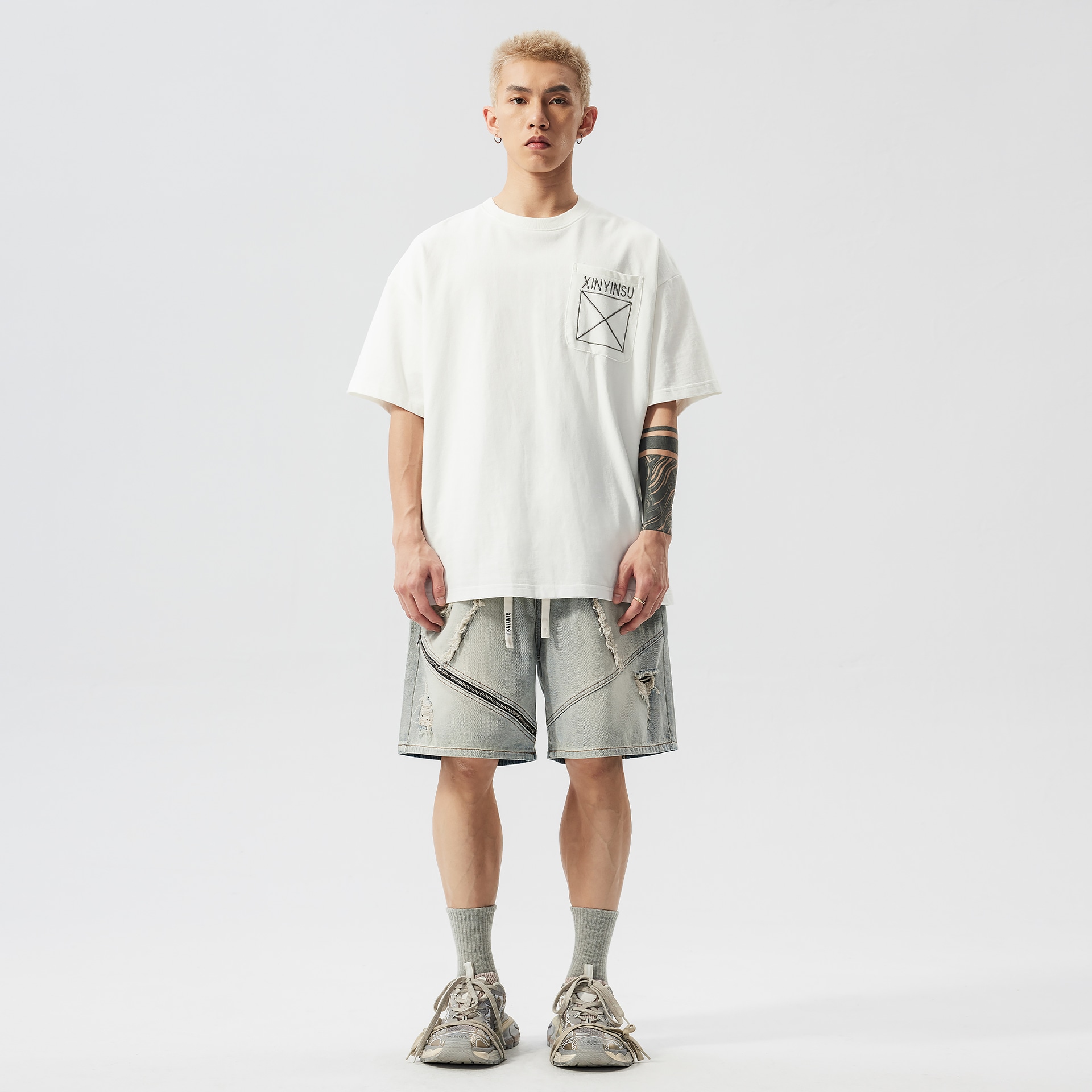 Xinyinsu SS24 Denim Shorts — фото 6