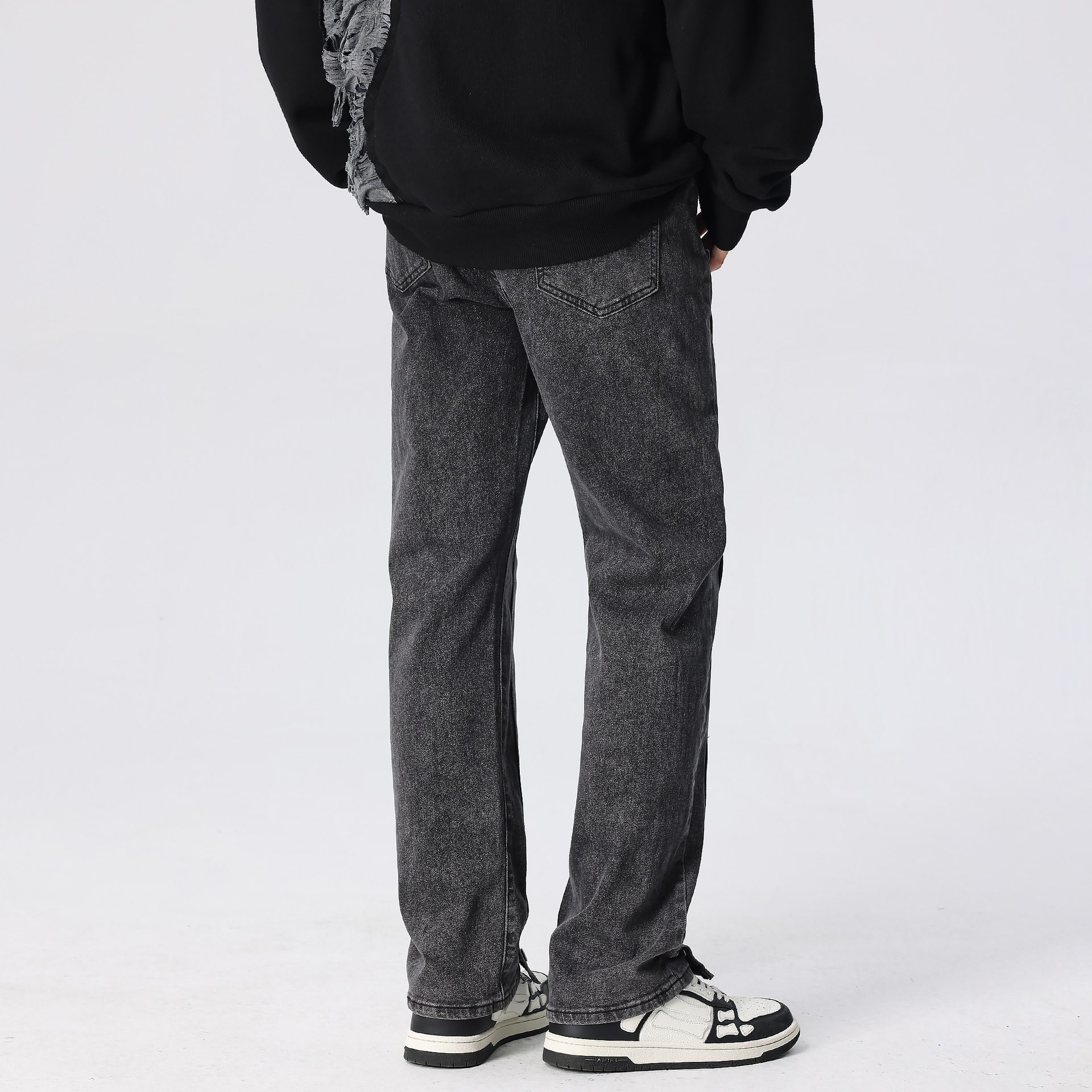 Xinyinsu Wide-Leg Jeans Black — фото 8