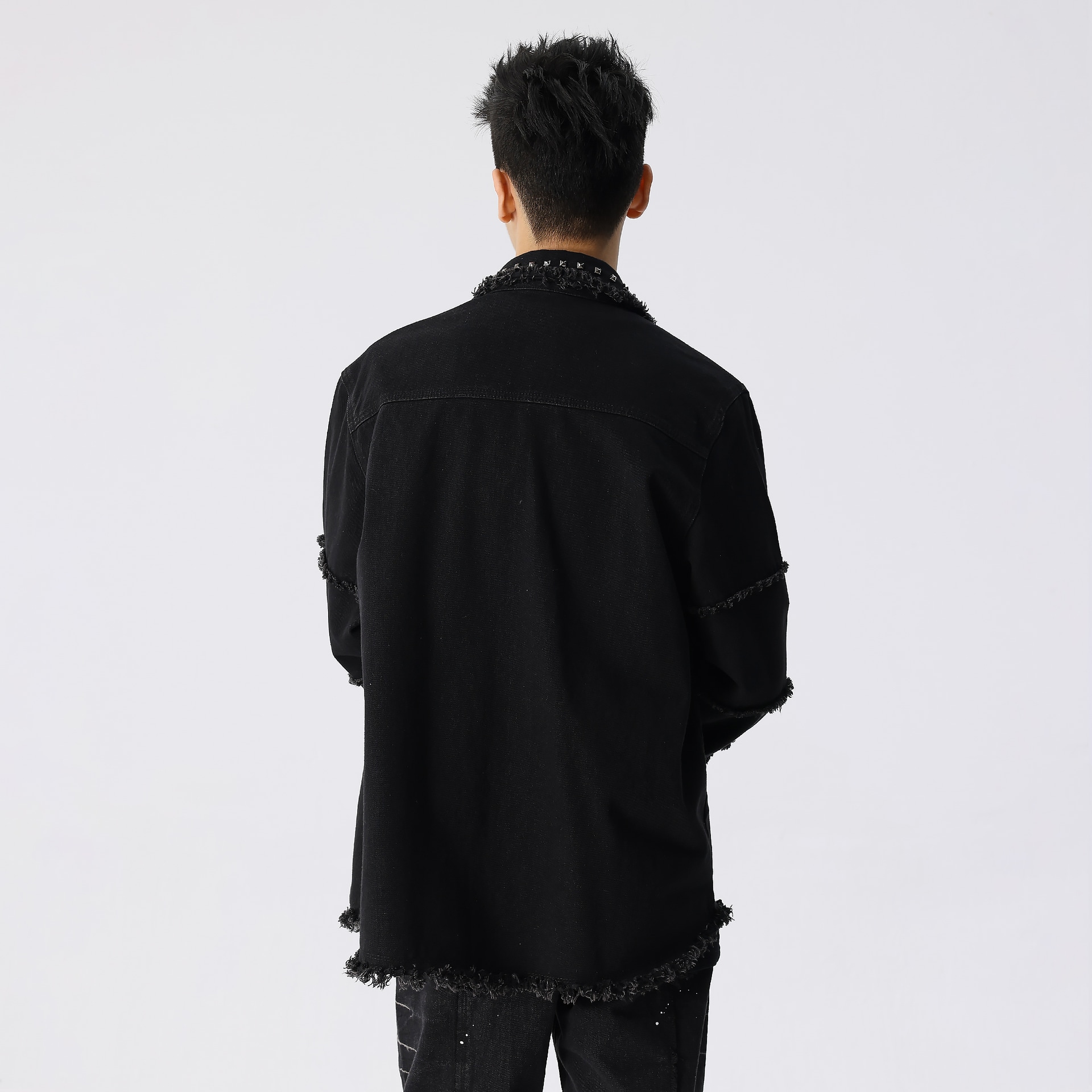 Xinyinsu Denim Jacket Black — фото 4
