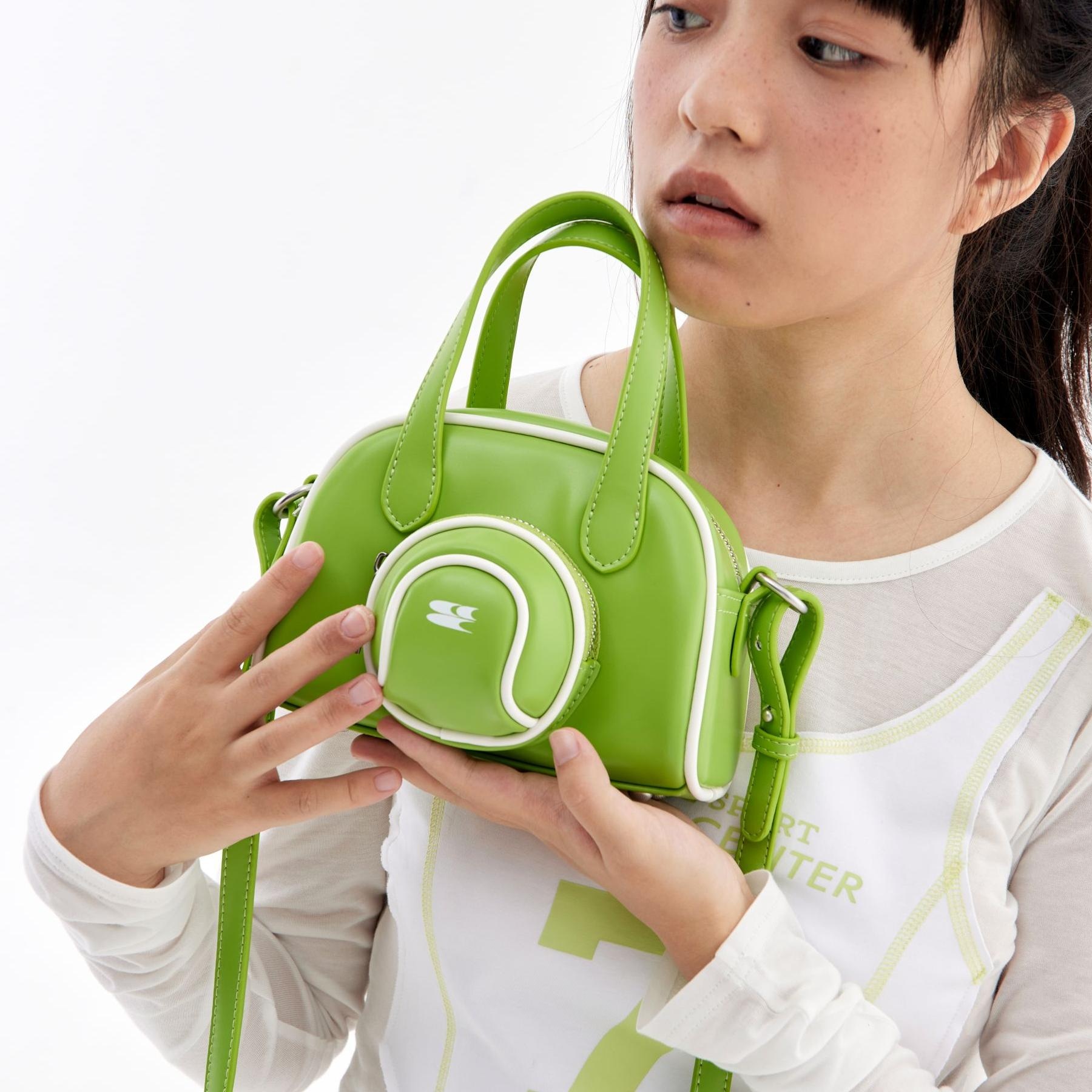 Crying Center Crossbody Bag Green — фото 2